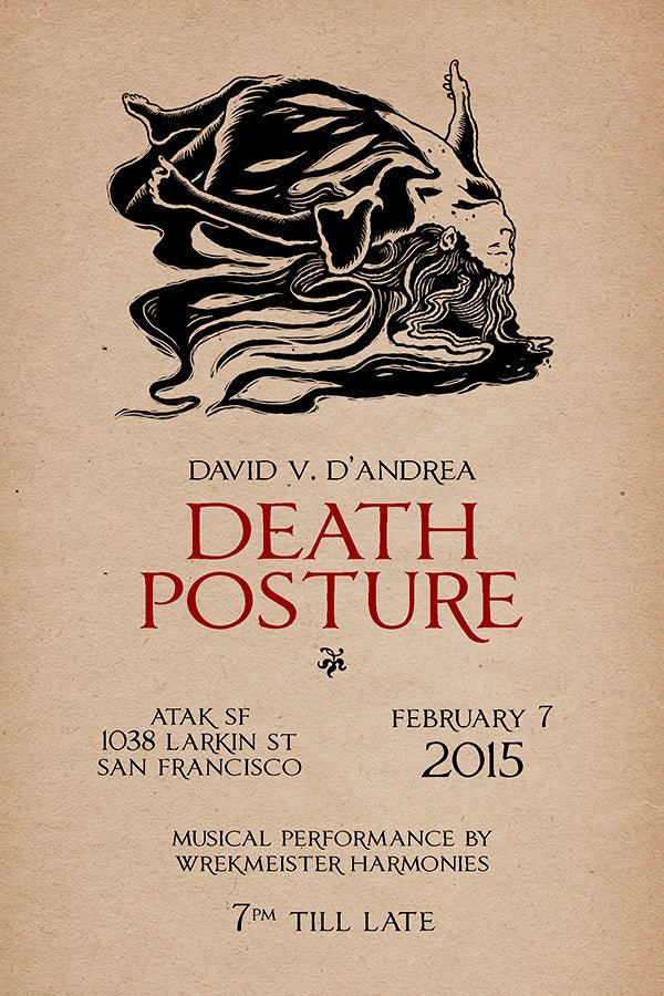 Death Posture / DV D'Andrea in San Francisco - Samaritan Press