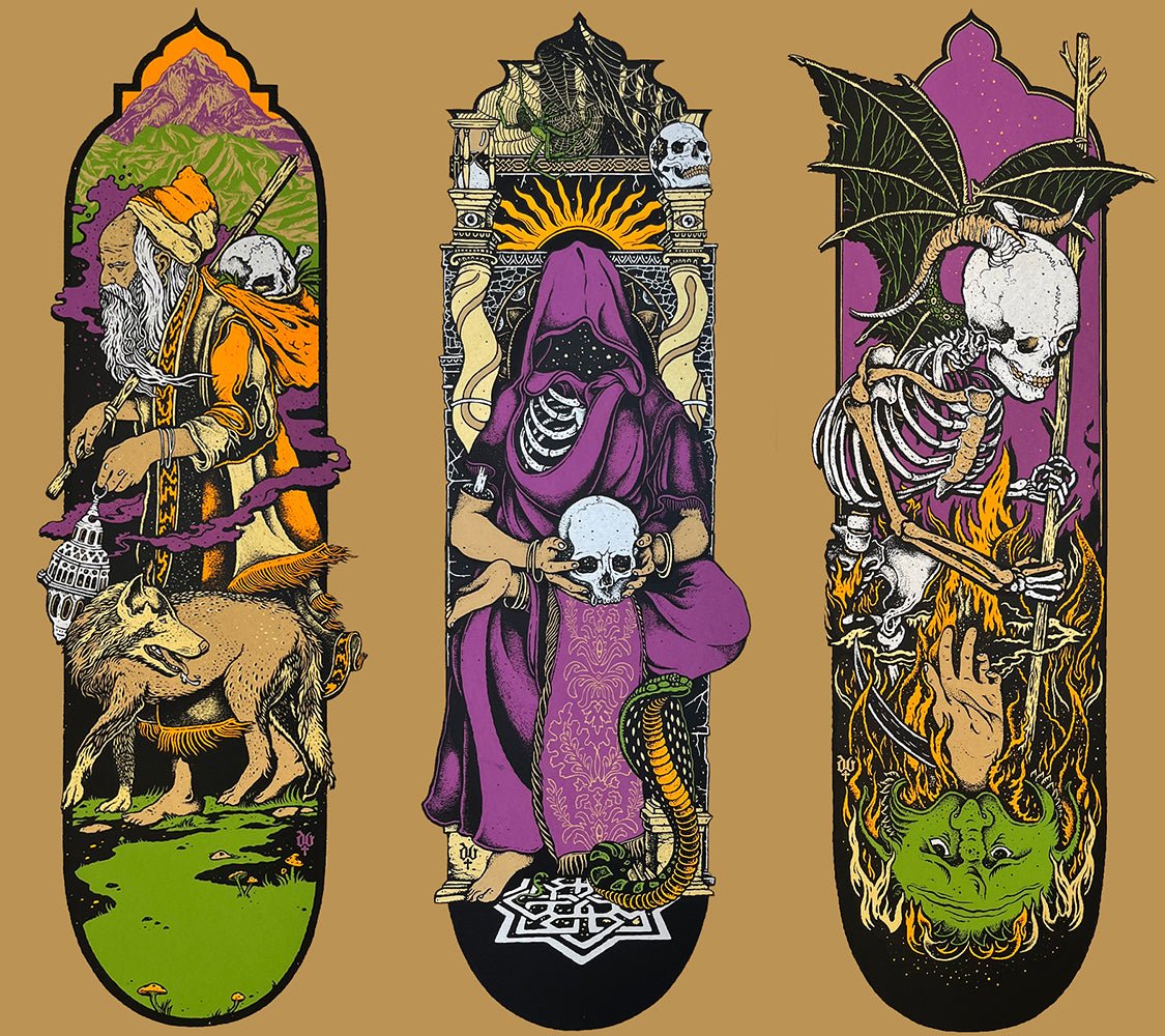 Creature Skateboards : Triptych Set - Samaritan Press