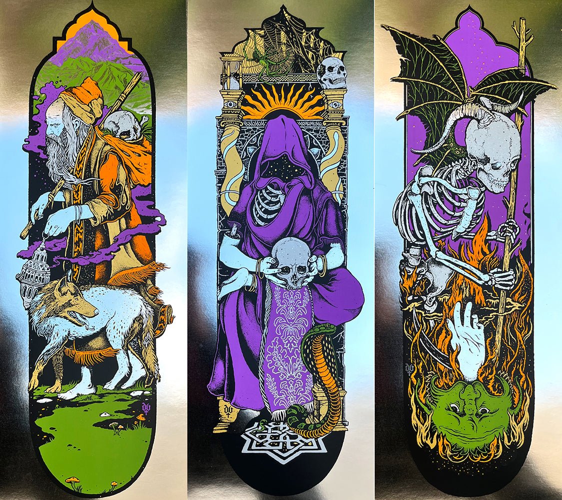 Creature Skateboards : Triptych Set - Samaritan Press