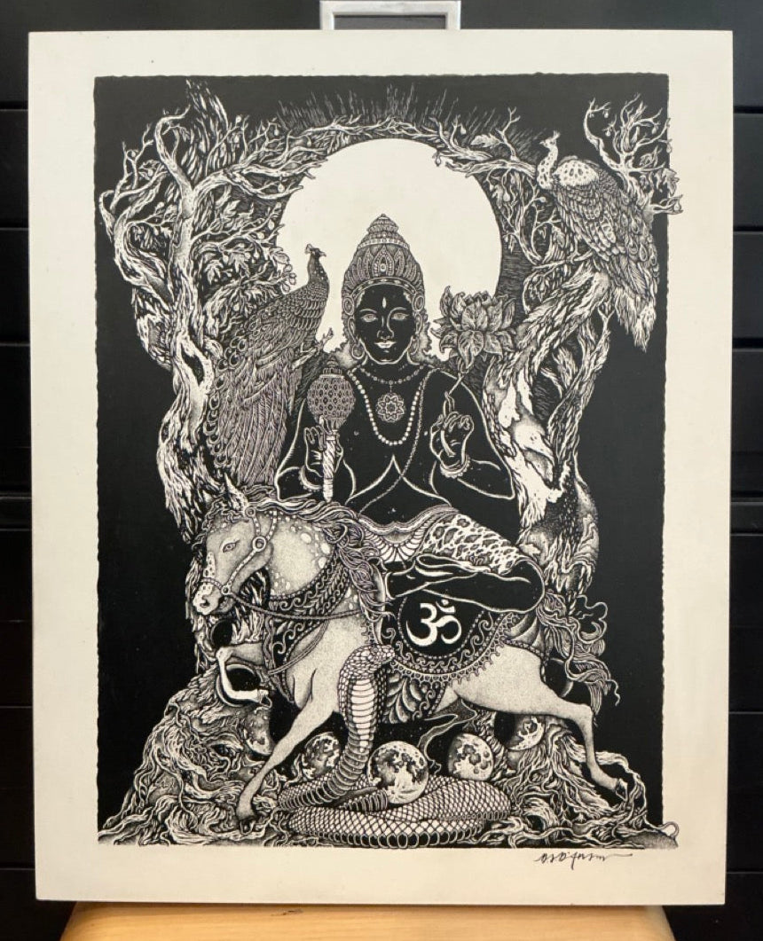 Surya : Original Ink Drawing